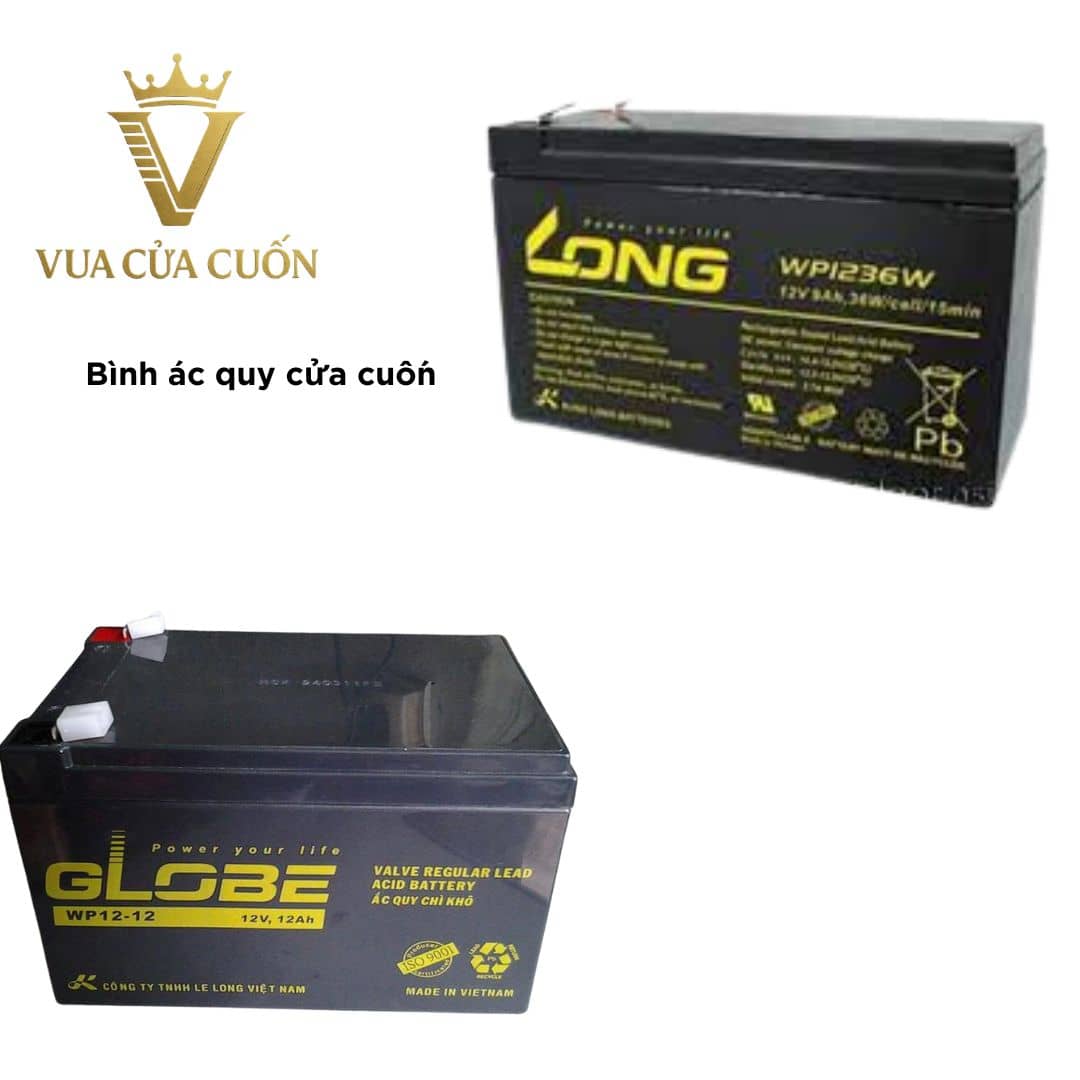 bình ắc quy cửa cuốn