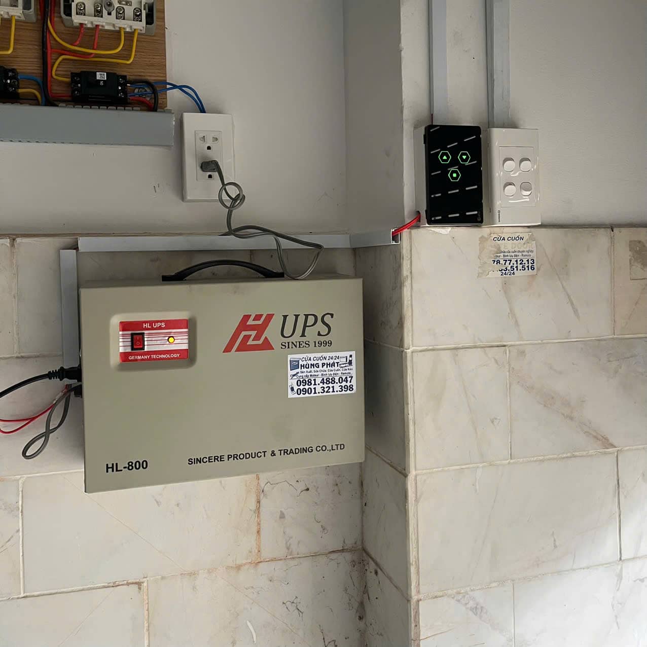 Hướng dẫn cách sửa bộ lưu điện cửa cuốn