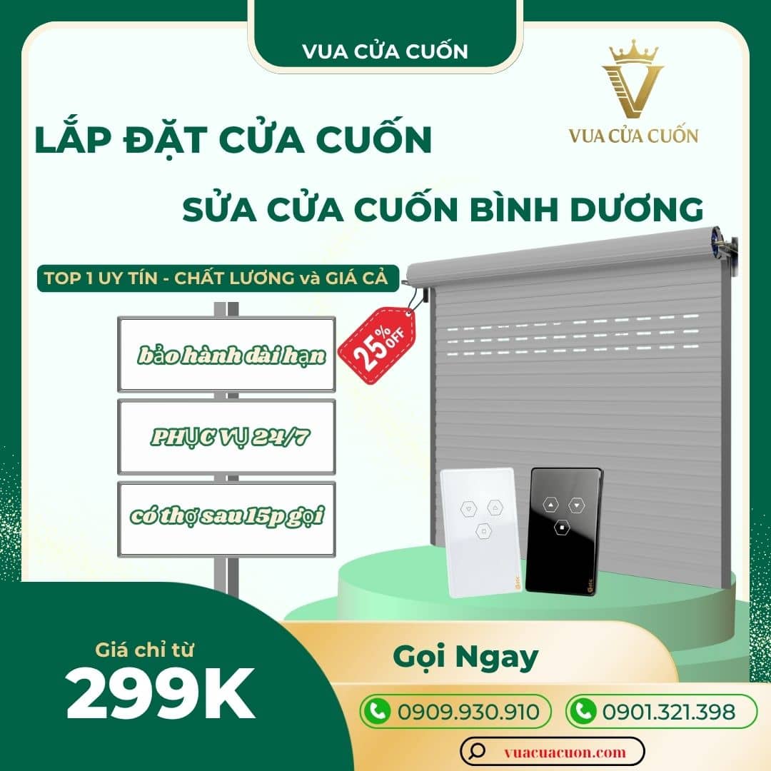 Sửa cửa cuốn Bình Dương