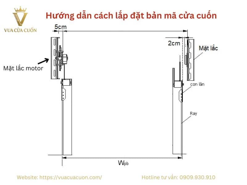 Cách lắp cửa cuốn chuẩn kỹ thuật