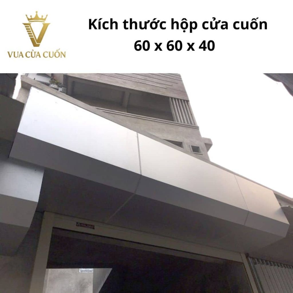 Kích thước hộp kỹ thuật cửa cuốn
