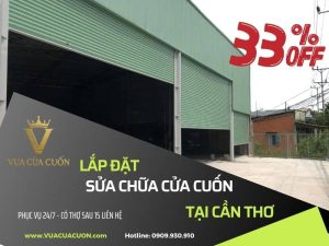 Sửa cửa cuốn Cần Thơ giá rẻ, uy tín gọi ngay Vua Cửa Cuốn