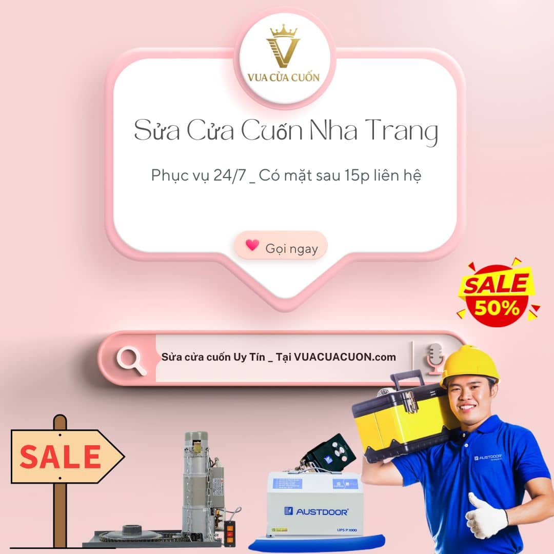 Sửa cửa cuốn Nha trang - Gọi Vua Cửa Cuốn 