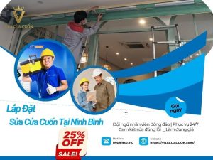 Sửa cửa cuốn Ninh Bình giá rẻ_uy tín . Gọi ngay Vua Cửa Cuốn
