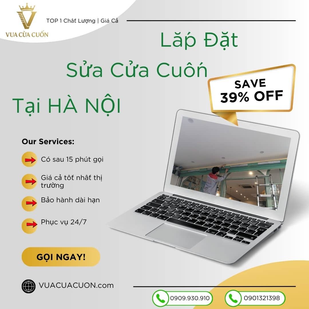 Dịch vụ sửa chữa cửa cuốn tại Hà Nội SALE 39%