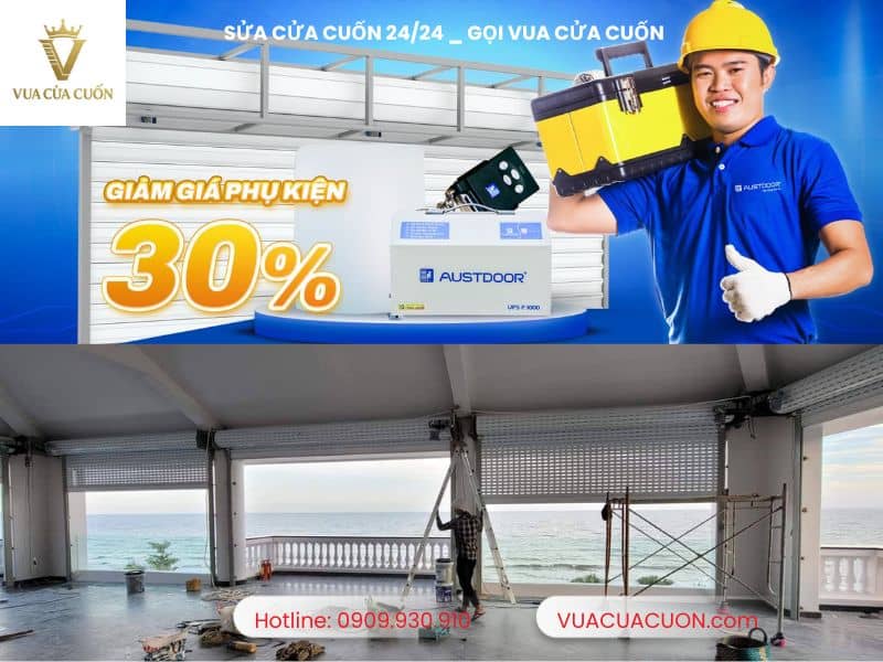 Sửa cửa cuốn 24/24 tại TPHCM