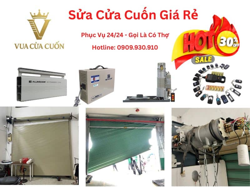 Sửa cửa cuốn giá rẻ _ Gọi ngay 0909930910