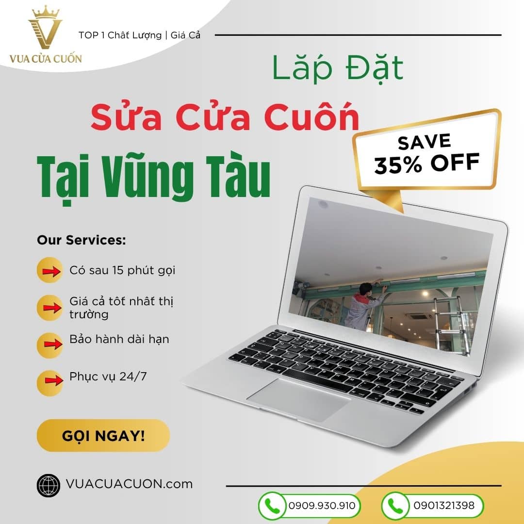 Thợ sửa cửa cuốn Vũng Tàu. Phục vụ 24/7 _ báo giá miễn phí 