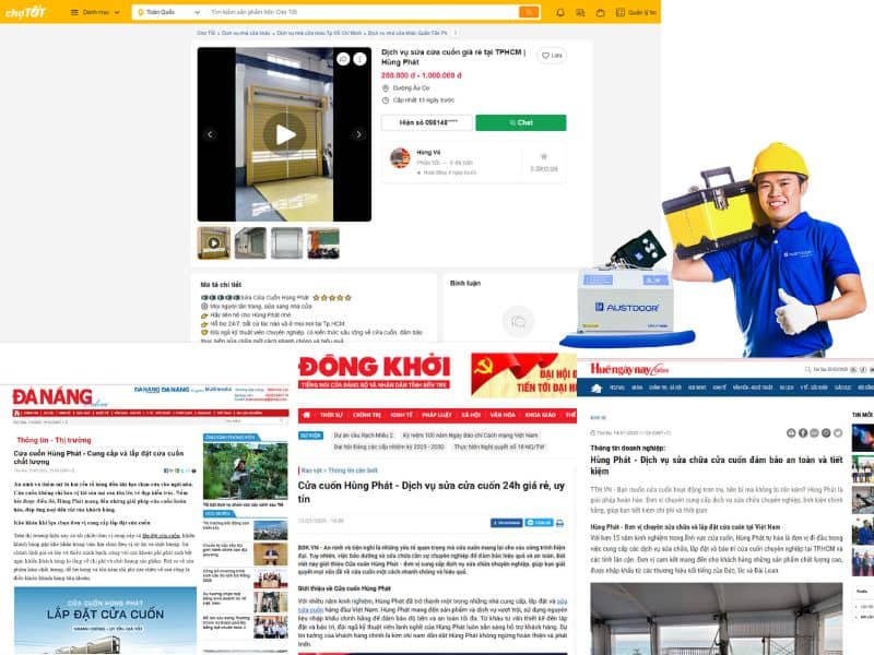 Vua Cửa Cuốn đơn vị sửa cửa cuốn uy tín