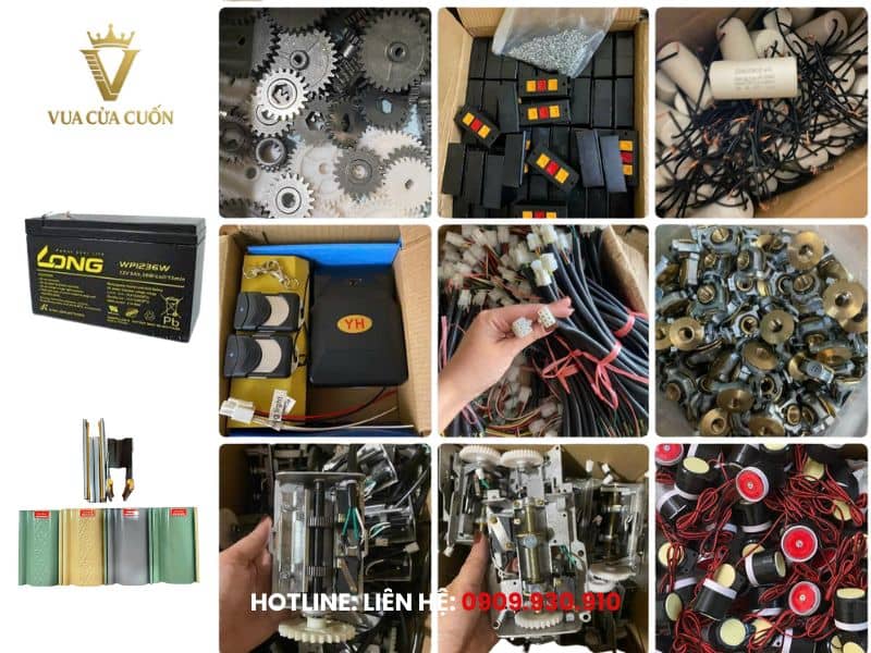 Linh kiện cửa cuốn bao gồm những gì 