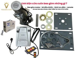 Linh Kiện Cửa Cuốn Gồm Những Gì?