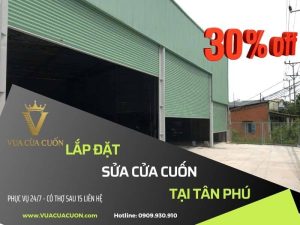 Sửa cửa cuốn Tân Phú giá rẻ 24/24.