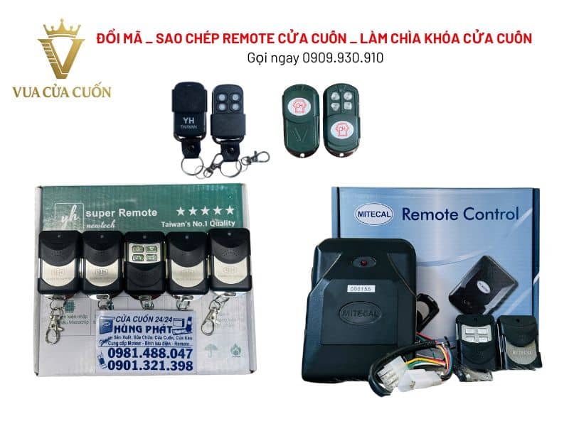 Làm chìa khóa cửa cuốn, Sao chép remote cửa cuốn giá rẻ| Gọi Vua Cửa Cuốn