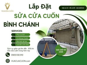 Sửa cửa cuốn Bình Chánh | Vua Cửa Cuốn