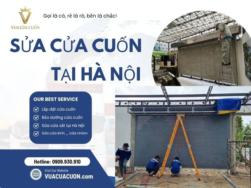 Dịch vụ sửa cửa cuốn tại Hà Nội