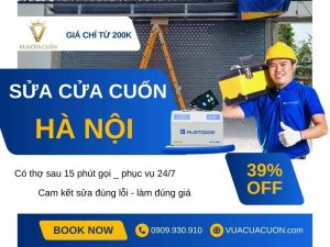 Sửa cửa cuốn Hà Nội 24/24 _ Gọi ngay Vua Cửa Cuốn