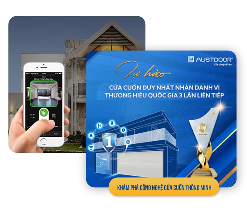 Giới thiệu cửa cuốn austdoor chính hãng mới 2025 Vua Cửa Cuốn