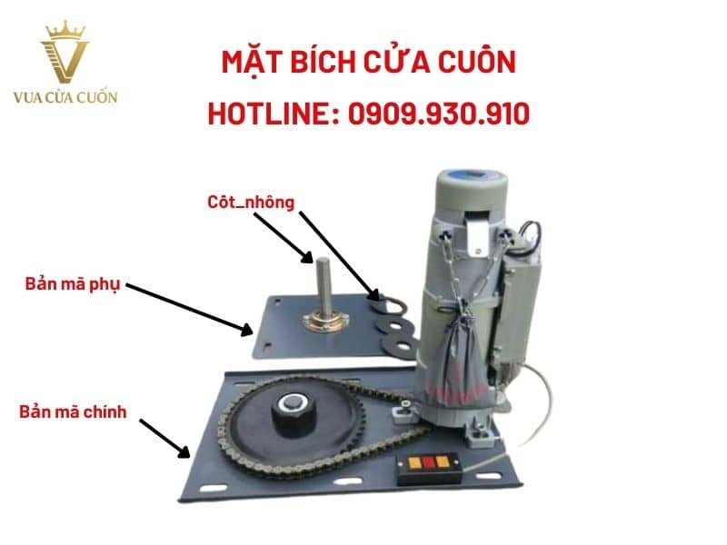 Cấu Tạo_Kích Thước Mặt Bích Cửa Cuốn➸Cách Lắp Đặt Chuẩn Kỹ Thuật Tại Vua Cửa Cuốn 1 Mặt bích cửa cuốn _ Kịch thước mặt bích cửa cuốn là bao nhiêu