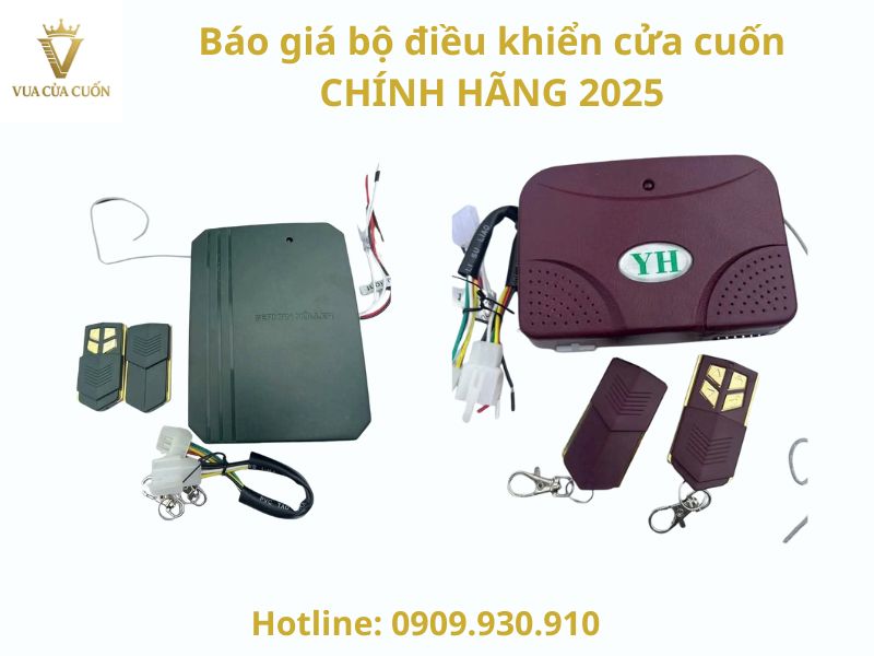 Báo giá bộ điều khiển cửa cuốn chính hãng 2025 mới nhất tại Vua Cửa Cuốn