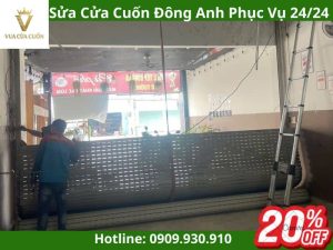 Sửa cửa cuốn Đông Anh 24/24 giá rẻ gọi ngay 0909.930.910 Có thợ sau 15 phút