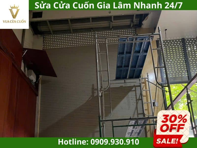 Sửa cửa cuốn Gia Lâm giá rẻ 24/7 gọi ngay Vua Cửa Cuốn