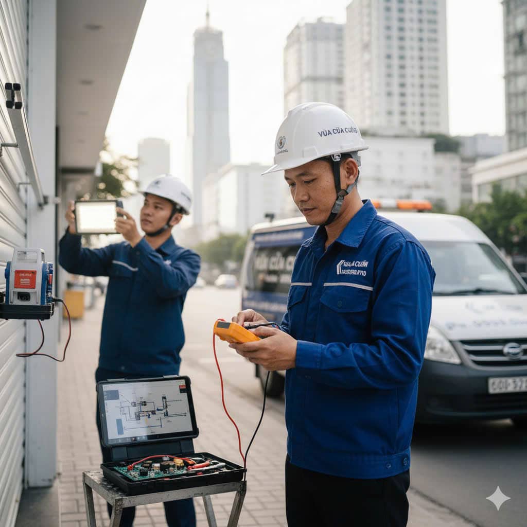 Sửa cửa cuốn tại Vua Cửa Cuốn giải pháp tối ưu toàn diện