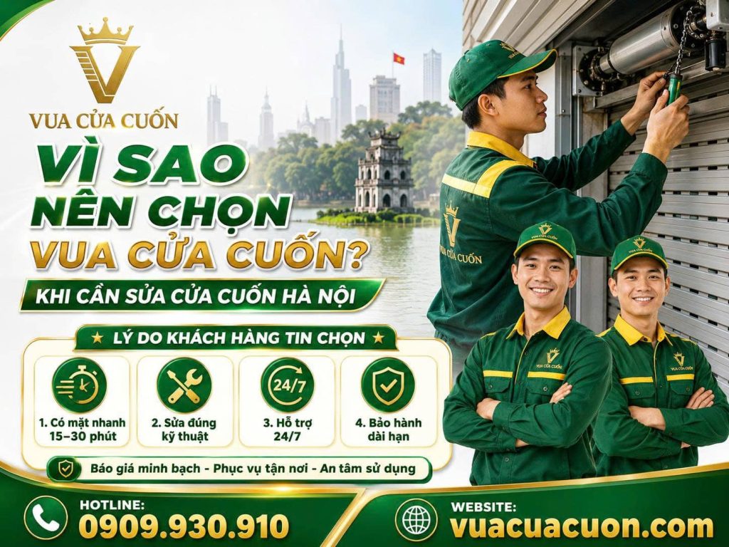 Sửa Cửa Cuốn Hà Nội 24/24 – Thợ Có Mặt Nhanh, Giá Từ 200k, Báo Giá Rõ Ràng 21 Sửa Cửa Cuốn Hà Nội Giá Rõ – Kiểm Tra Đúng Lỗi, Có Bảo Hành