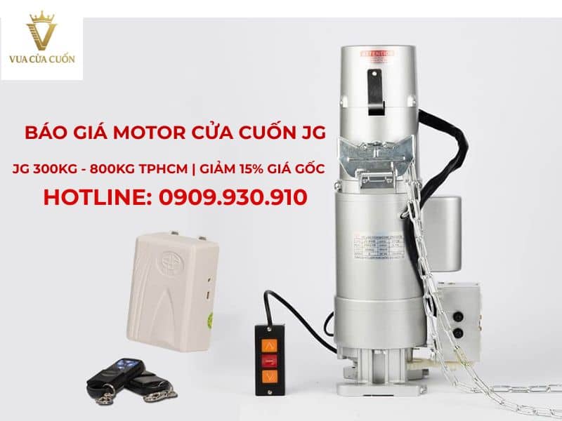 Báo Giá Motor Cửa Cuốn JG (300kg - 800kg)✅Chính Hãng Tại TPHCM 2026 8 Báo Giá Motor Cửa Cuốn JG 300kg - 800kg TPHCM