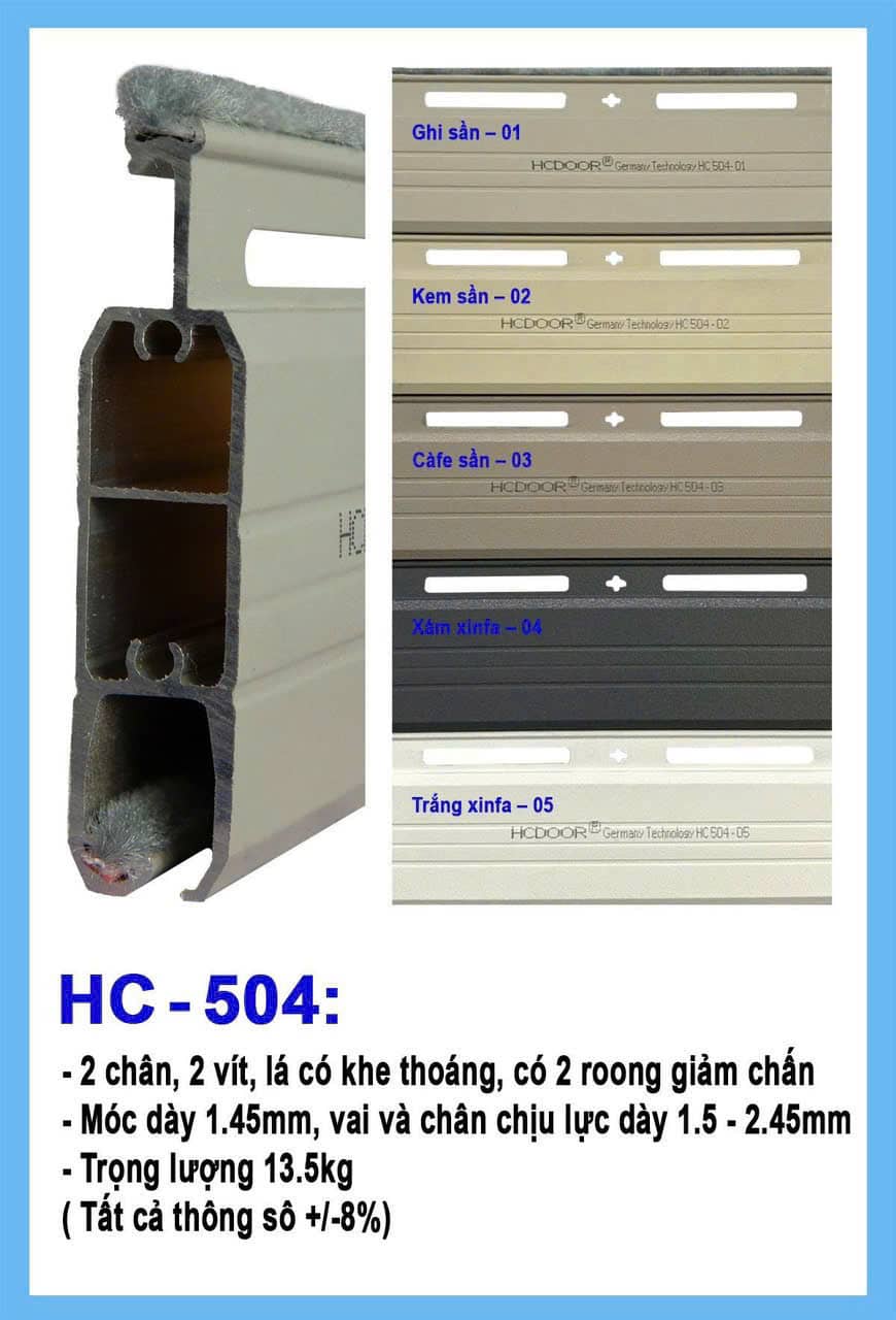 Báo Giá Cửa Cuốn HCDOOR ✅ An Toàn Vượt Trội - Bền Bỉ Tại TPHCM 2026 14 Bảng Báo Giá Cửa Cuốn HCDOOR (Công Nghệ Đức) – Mới Nhất 2026