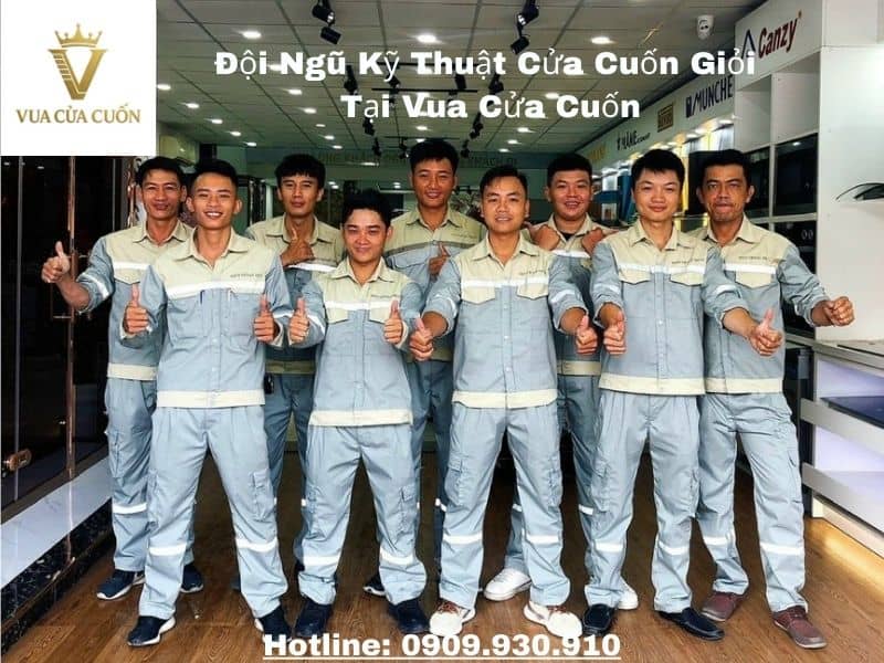 Trang chủ 22 Đội ngũ kỹ thuật sửa cửa cuốn giỏi tại Vua Cửa Cuốn