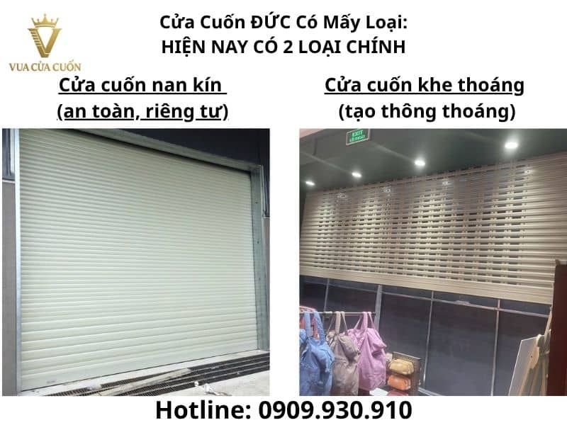 Cửa Cuốn Đức Có Mấy Loại? 2 Dòng Phổ Biến Nhất Hiện Nay & Cách Chọn Chuẩn 10 Cửa Cuốn Đức Có Mấy Loại? Phân Loại Chi Tiết & Tư Vấn Chọn Chuẩn
