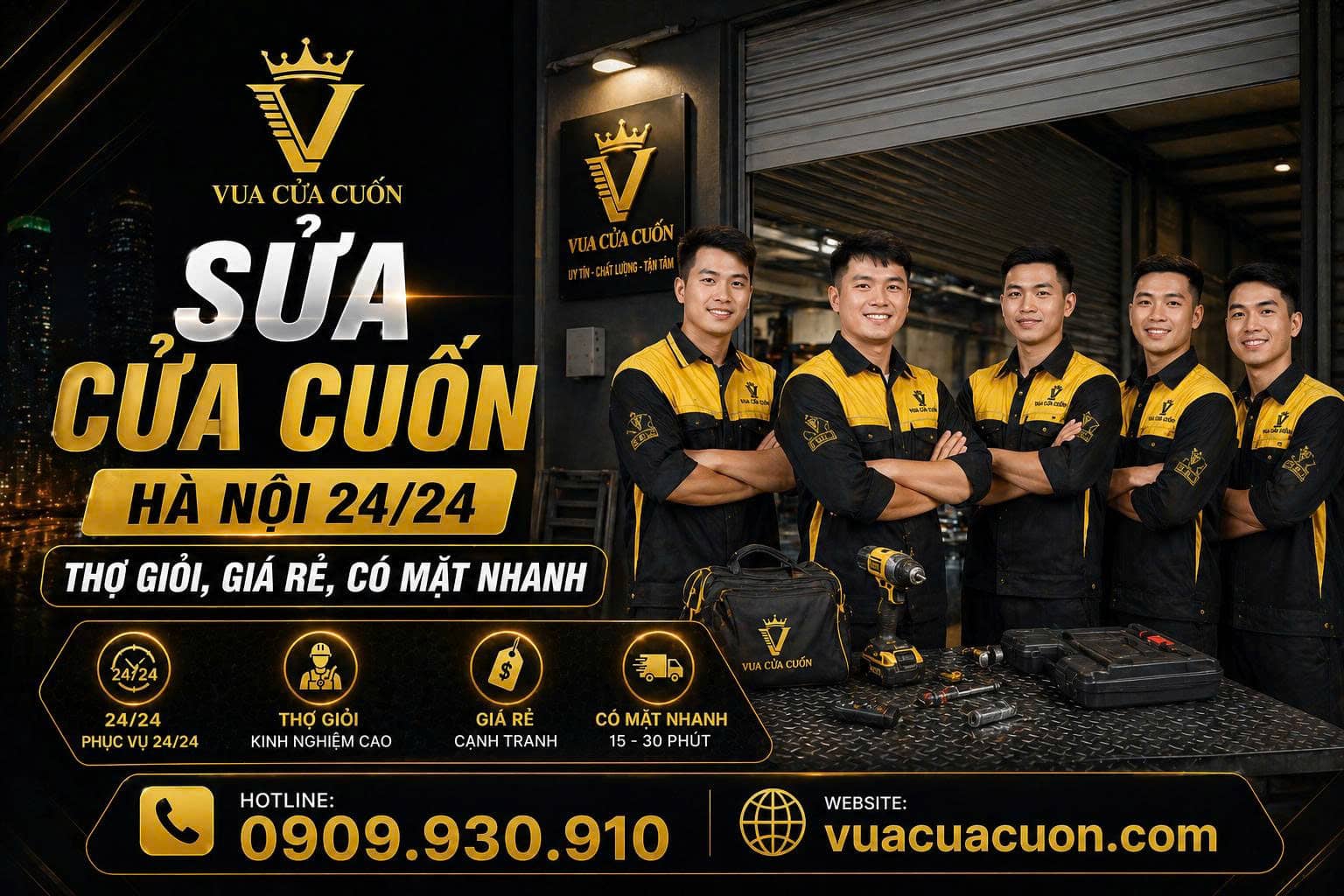 Sửa Cửa Cuốn Hà Nội 24/7 – Có Mặt 15 Phút, Giá Từ 200k, Không Phát Sinh 28 Vua Cửa Cuốn Thợ Sửa Cửa Cuốn Tại Hà Nội Uy Tín – Phục Vụ 24/7 Toàn Thành Phố