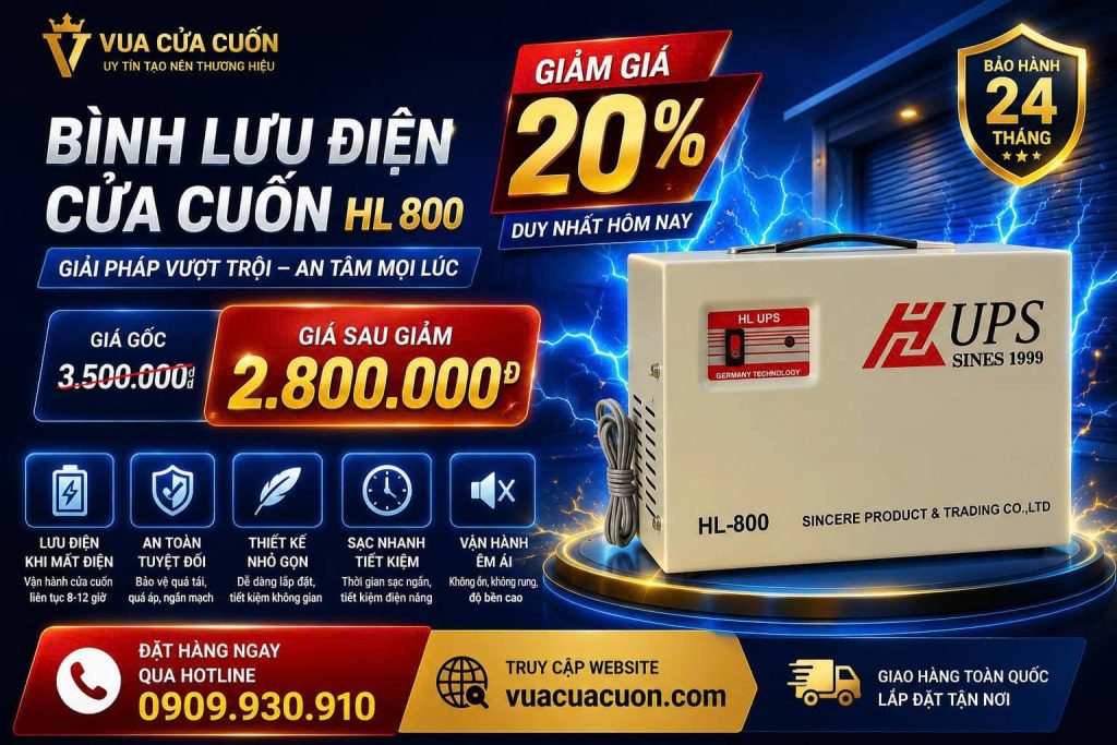 Báo Giá Bộ Lưu Điện Cửa Cuốn UPS 2026 Chính Hãng Tại TPHCM & Hà Nội 17 Bộ Lưu Điện Cửa Cuốn UPS 2026 Chính Hãng Tại TPHCM & Hà Nội