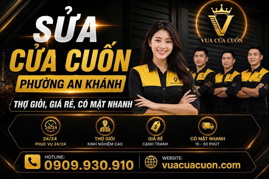 Dịch Vụ Sửa Cửa Cuốn Phường An Khánh 24/7 – Vua Cửa Cuốn Có Thợ Sau 15–30 Phút 11 Sửa Cửa Cuốn Phường An Khánh 24/24 – GIÁ RẺ - UY TÍN - 15 Phút Có Thợ