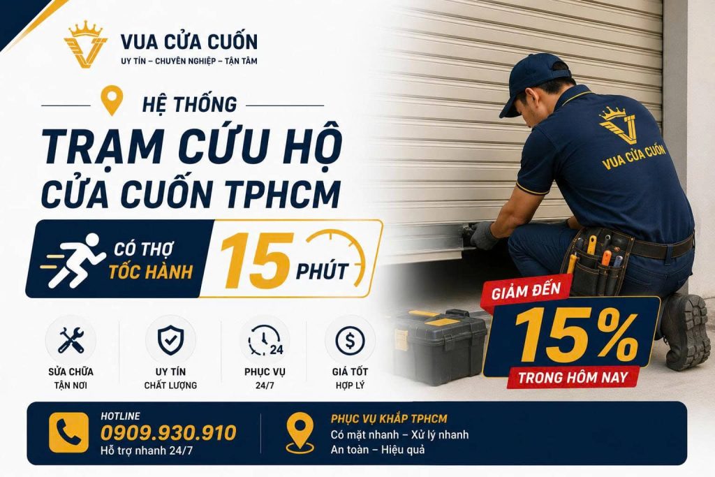 Sửa Cửa Cuốn Phường Đông Hưng Thuận 24/7 | Thợ Giỏi, Giá Hợp Lý 18 Giảm Ngay 10% Chi Phí Sửa Cửa Cuốn Tại Đông Hưng Thuận Hôm Nay