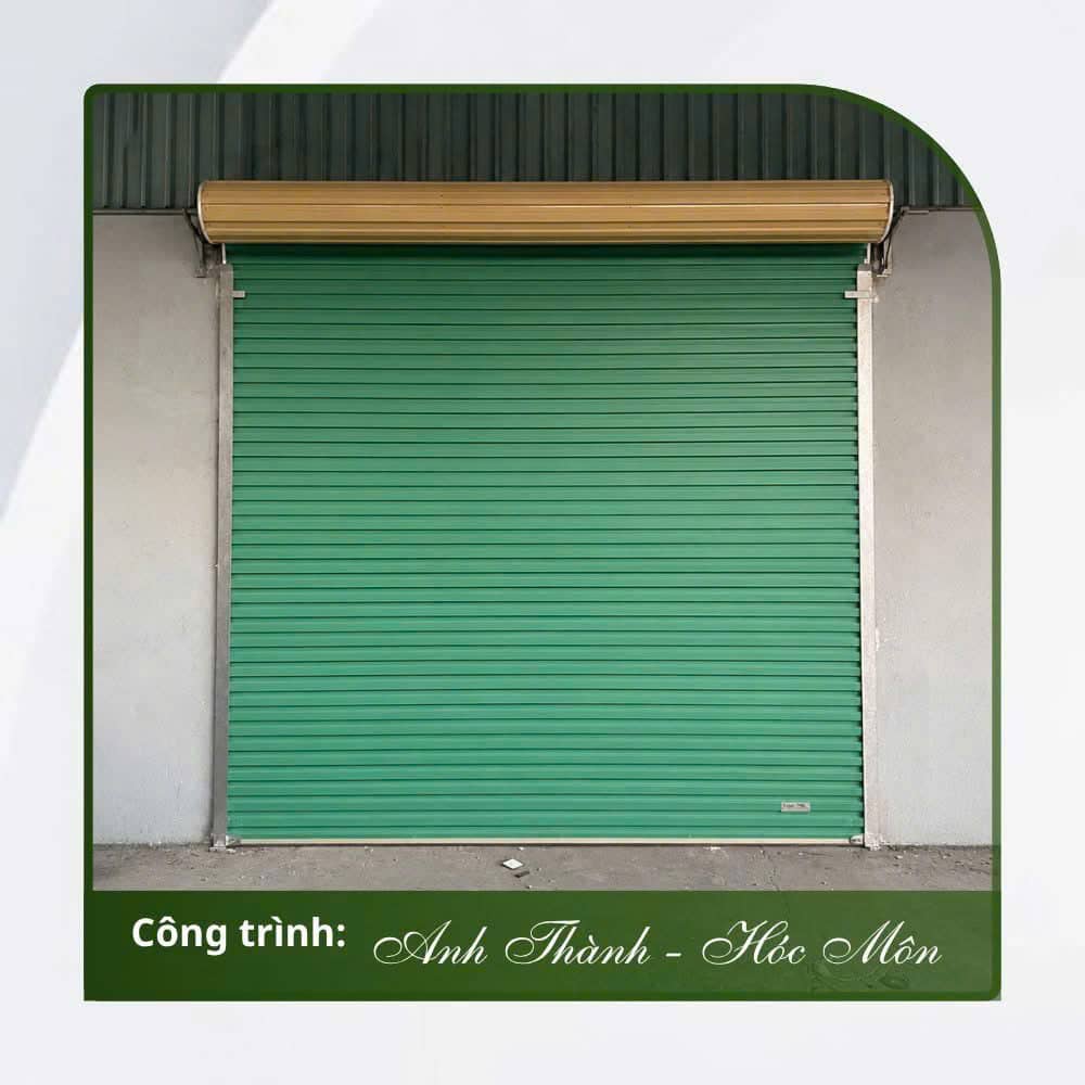 10+ Mẫu Cửa Cuốn Tấm Liền Đẹp, Gọn, Phù Hợp Nhà Phố Và Kho Xưởng 32 10. Mẫu Cửa Cuốn Tấm Liền Cho Kho Nhỏ