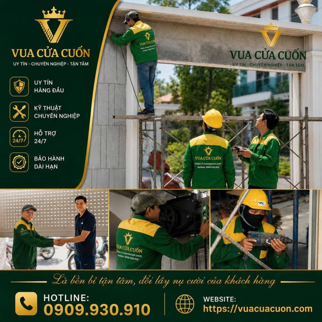 Công Trình Thực Tế Tại Vua Cửa Cuốn | Hình Ảnh Sửa Chữa Và Lắp Đặt Thực Tế 18 Công Trình Thực Tế Tại Vua Cửa Cuốn | Hình Ảnh Sửa Chữa Và Lắp Đặt Thực Tế