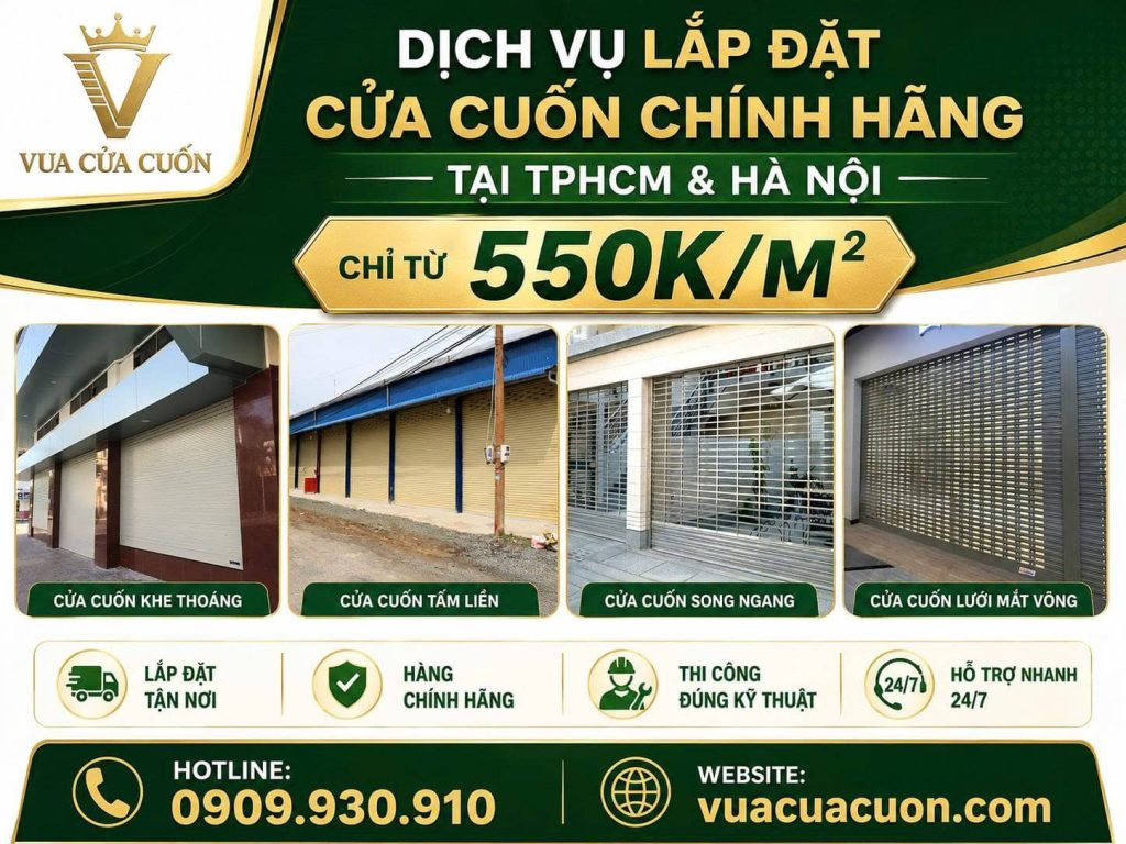 Cửa Cuốn Là Gì? Vua Cửa Cuốn Giải Đáp Cấu Tạo Và Cách Lựa Chọn 19 Cửa Cuốn Là Gì? Hướng Dẫn Chọn Cửa Cuốn Theo Từng Công Trình 2026