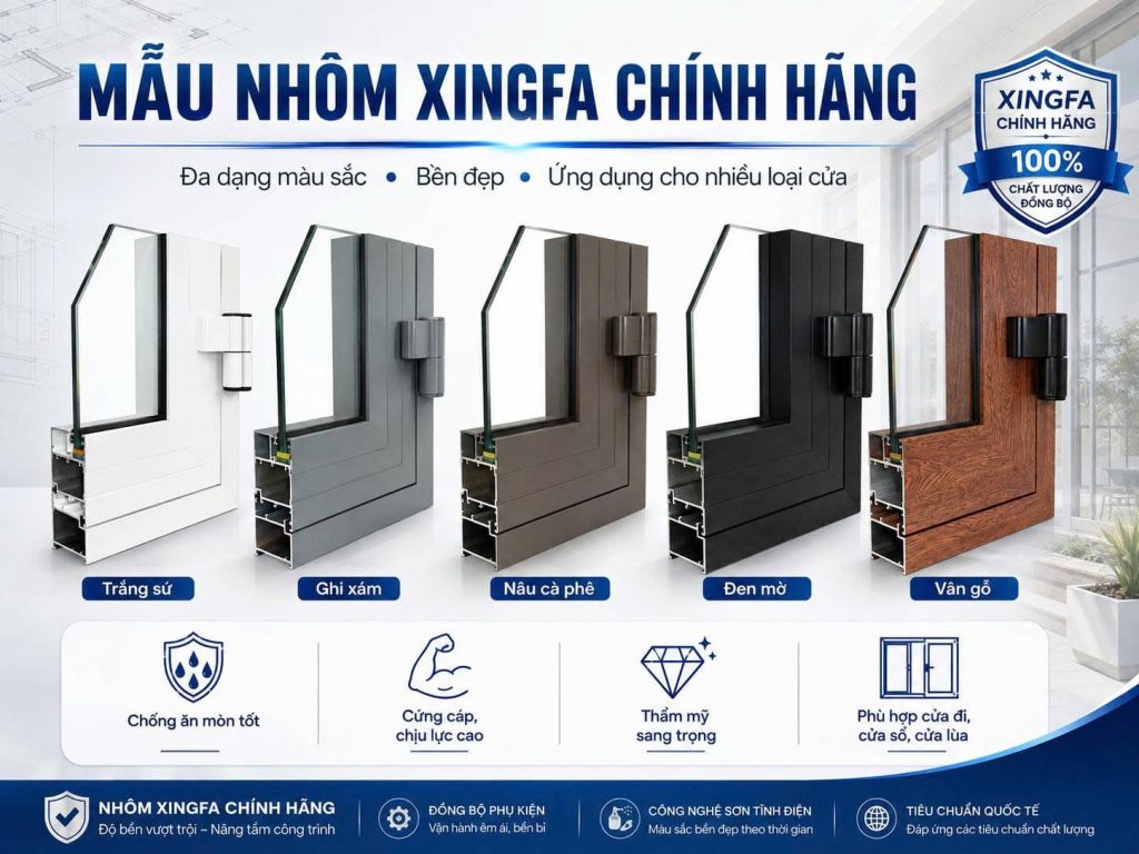 Nhôm Xingfa Là Gì? Toàn Bộ Kiến Thức Cần Biết Trước Khi Làm Cửa 12 Nhôm Xingfa Là Gì? Ưu Nhược Điểm & Kinh Nghiệm Lựa Chọn