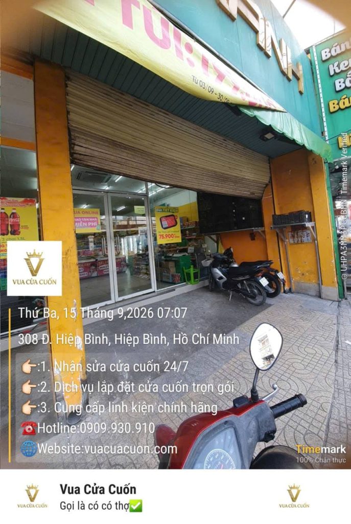 Sửa Cửa Cuốn Cửa Hàng Tại Phường Hiệp Bình – Công Trình Thực Tế Ngày 15/9/2026 10 Sửa Cửa Cuốn Cửa Hàng Tại Phường Hiệp Bình – Công Trình Thực Tế