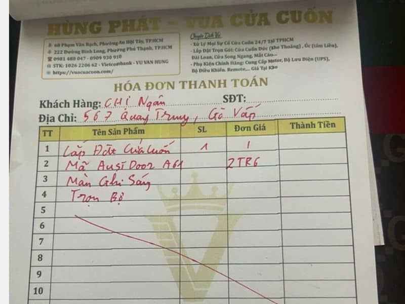 Hoàn Thiện Công Trình Lắp Đặt Cửa Cuốn Khe Thoáng Tại Gò Vấp, TPHCM 12 Công Trình Cửa Cuốn Austdoor A61 Tại Gò Vấp 31/8/2026
