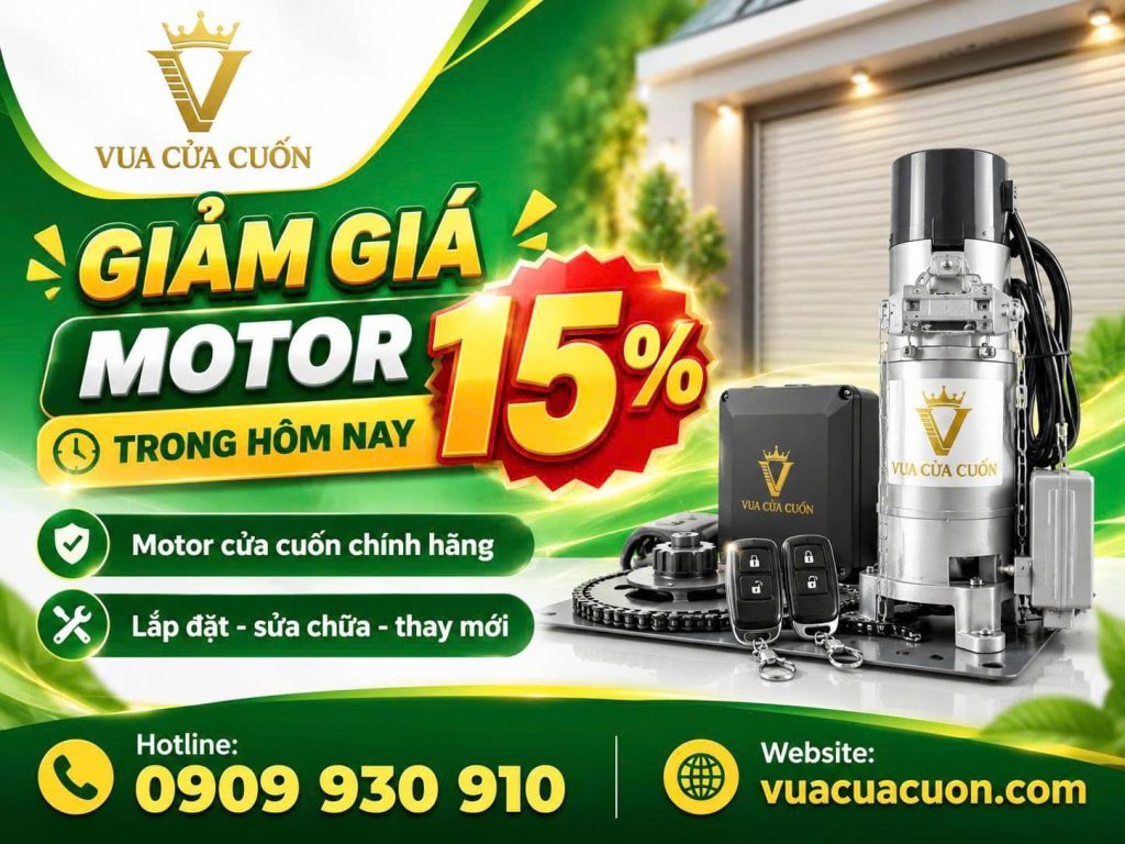 Bảng Giá Motor Cửa Cuốn Austdoor Chính Hãng 2026 - ARG, AK, S, AH 26 Ưu Đãi Hôm Nay: Giảm 15% Motor Cửa Cuốn Austdoor