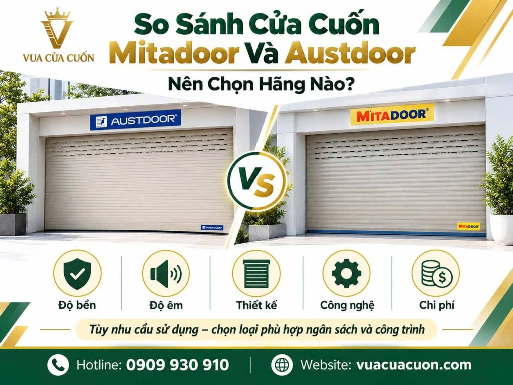 So Sánh Cửa Cuốn Mitadoor Và Austdoor: Nên Chọn Hãng Nào? 13 So Sánh Cửa Cuốn Mitadoor Và Austdoor: Nên Chọn Hãng Nào? | Vua Cửa Cuốn